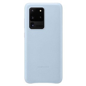 Γνήσια θήκη Samsung για Galaxy S20 Ultra, Leather Cover, μπλε
