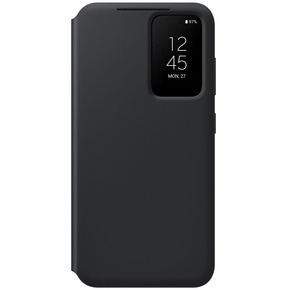 Γνήσια θήκη Samsung για Galaxy S23, S View Wallet Cover, μαύρη
