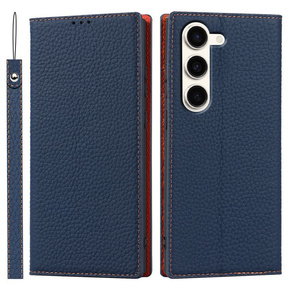 Δερμάτινη θήκη για Samsung Galaxy S23 Plus, ERBORD Grain Leather, ναυτικό μπλε