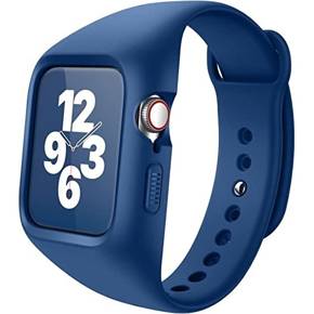 Ζώνη + θήκη Suritch για Apple Watch 4/5/6/7/8/SE 44/45mm, μπλε