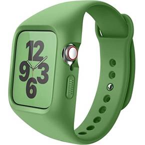 Ζώνη + θήκη Suritch για Apple Watch 4/5/6/7/8/SE 44/45mm, πράσινη