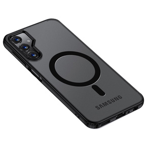 Θήκη για το Samsung Galaxy A25 5G, Υβριδική θήκη Fusion, για MagSafe, μαύρο + γυαλί 9H