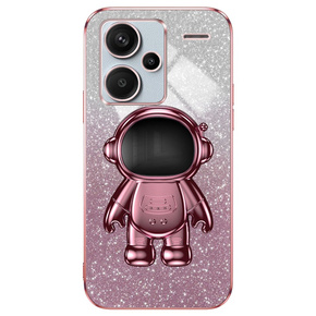 Θήκη για το Xiaomi Redmi Note 13 Pro+, Glitter Astronaut, ροζ