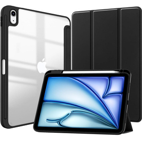 Θήκη για Apple iPad Air 11" 6 gen. 2024 (A2902, Smartcase Hybrid, με χώρο για γραφίδα, μαύρη