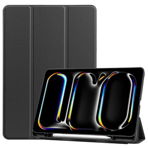 Θήκη για Apple iPad Pro 13" 7 gen. 2024 (A2925, Smartcase με χώρο για γραφίδα, μαύρη