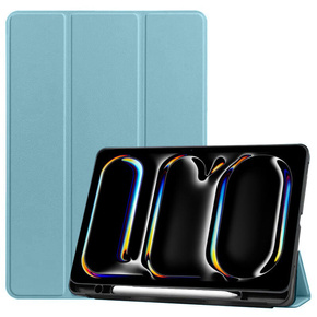 Θήκη για Apple iPad Pro 13" 7 gen. 2024 (A2925, Smartcase με χώρο για γραφίδα, μπλε