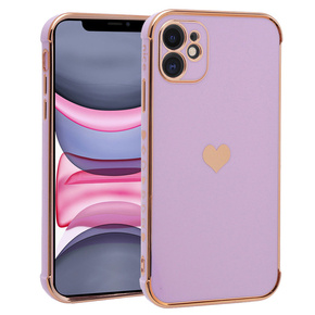 Θήκη για Apple iPhone 11, Electro heart, μωβ