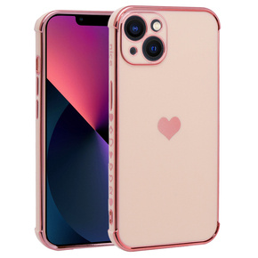 Θήκη για Apple iPhone 13, Electro heart, ροζ rose gold