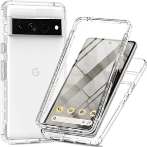 Θήκη για Google Pixel 8 Pro, Shockproof, με μεμβράνη, διαφανής