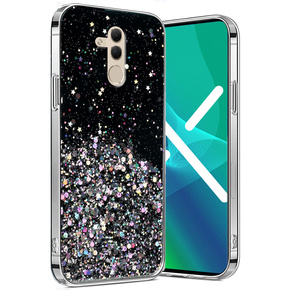 Θήκη για Huawei Mate 20 Lite, Glittery, μαύρη