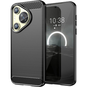 Θήκη για Huawei Pura 70, Carbon, μαύρη