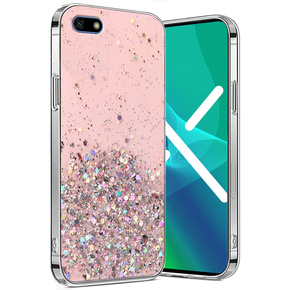Θήκη για Huawei Y5 2018, Glittery, ροζ