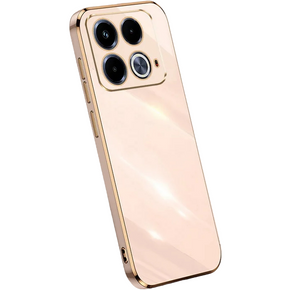Θήκη για Infinix Note 40 Pro, Glamour CamShield, ροζ rose gold