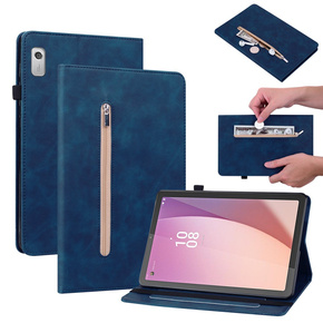 Θήκη για Lenovo Tab M9, Wallet Pen Slot, μπλε