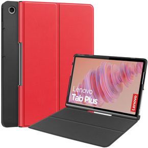 Θήκη για Lenovo Tab Plus, Smartcase, κόκκινη