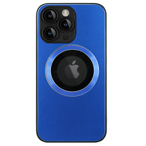 Θήκη για MagSafe για iPhone 13 Pro, Hole for Apple Logo, μπλε