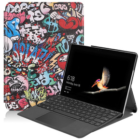 Θήκη για Microsoft Surface Go 3/Go 2/Go, Smartcase, graffiti