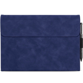 Θήκη για Microsoft Surface Pro 9, Wallet Pen Slot, σκούρο μπλε