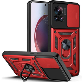 Θήκη για Motorola Edge 30 Ultra 5G, CamShield Slide, κόκκινο