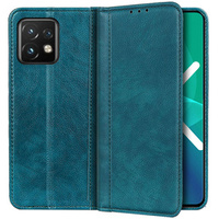 Θήκη για Motorola Edge 40 Pro 5G, Wallet Litchi Leather, πράσινη