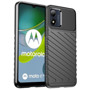 Θήκη για Motorola Moto E13, Thunder, μαύρη
