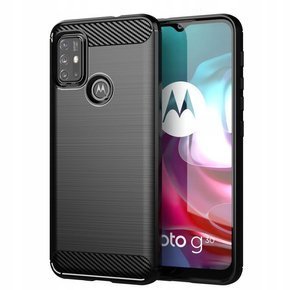 Θήκη για Motorola Moto G10/G30, Carbon, μαύρη