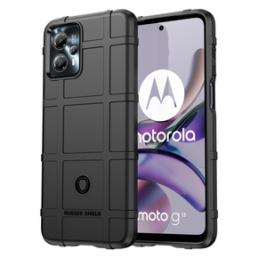 Θήκη για Motorola Moto G13 / G23, Rugged Shield, μαύρη