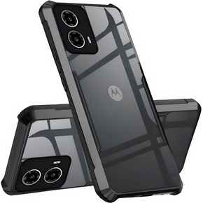Θήκη για Motorola Moto G24 / G24 Power / G04, AntiDrop Hybrid, μαύρη