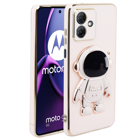 Θήκη για Motorola Moto G54 5G, Astronaut, ροζ rose gold