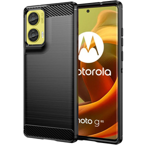 Θήκη για Motorola Moto G85, Carbon, μαύρη