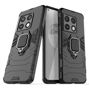 Θήκη για OnePlus 10 Pro 5G, Kickstand Ring, μαύρη