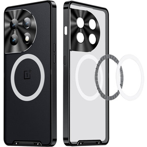 Θήκη για OnePlus 11 5G, CamShield MagSafe, διαφανής / μαύρη