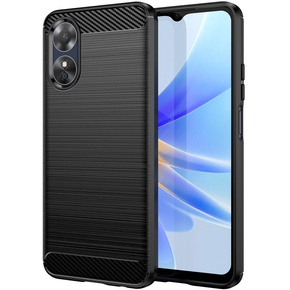 Θήκη για Oppo A17, Carbon, μαύρη