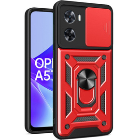 Θήκη για Oppo A57s, CamShield Slide, κόκκινο