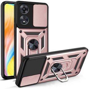 Θήκη για Oppo A98 5G, CamShield Slide, ροζ rose gold