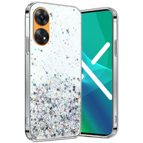 Θήκη για Oppo Reno8 T, Glittery, διαφανής