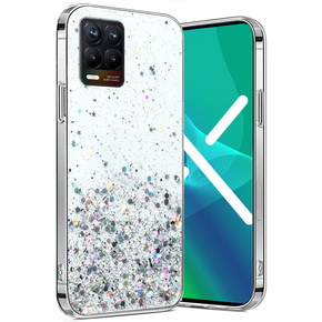 Θήκη για Realme 8 / 8 Pro, Glittery, διαφανής