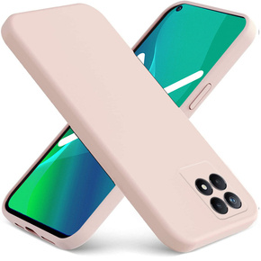 Θήκη για Realme 8i, Silicone Lite, ροζ