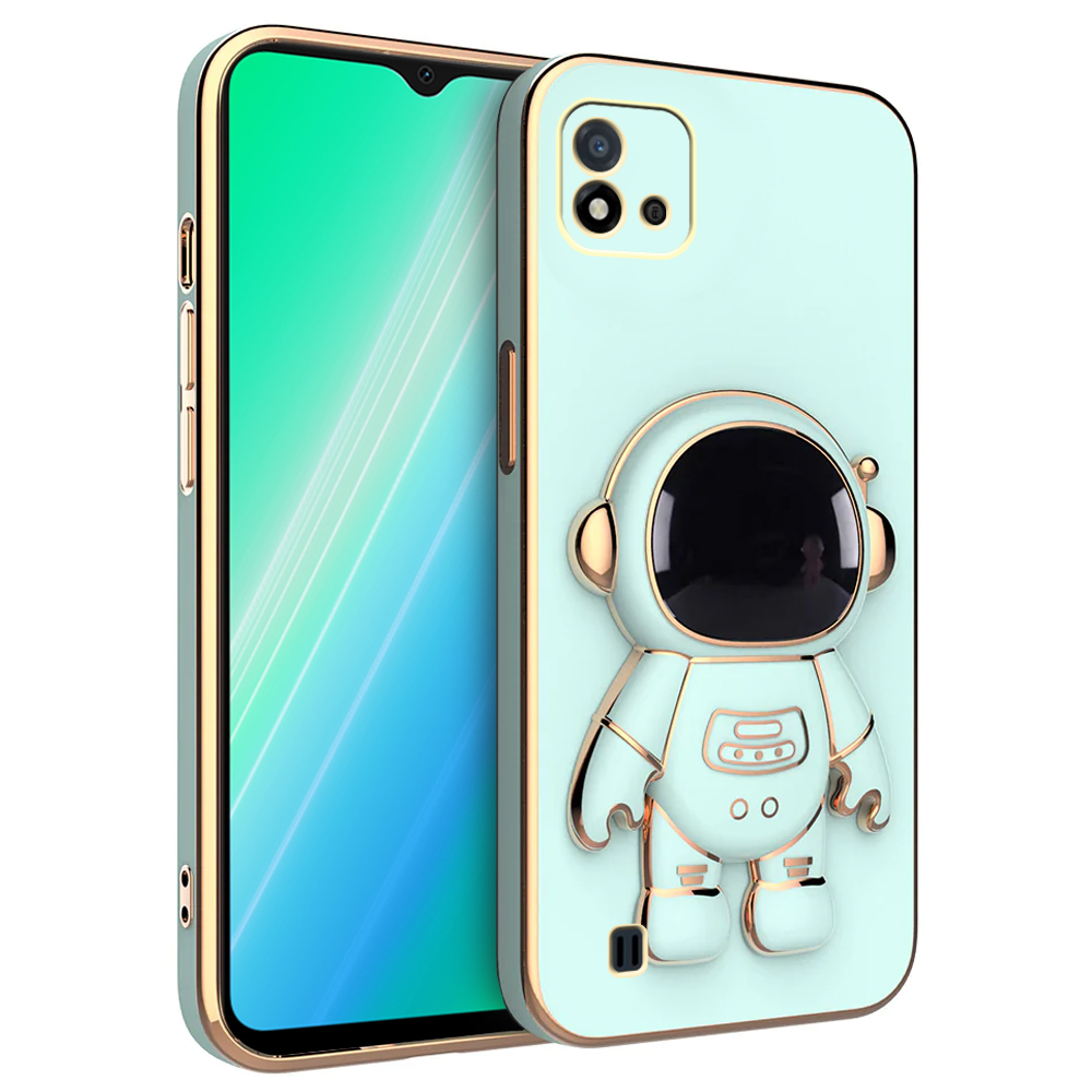 Θήκη για Realme C11 2021/ C20, Astronaut, πράσινη