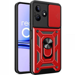 Θήκη για Realme C53 4G, CamShield Slide, κόκκινο