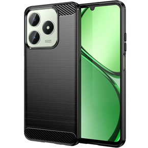 Θήκη για Realme C63, Carbon, μαύρη