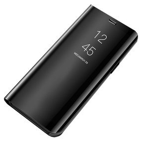 Θήκη για Samsung Galaxy A12 / M12 / A12 2021, Clear View, μαύρη