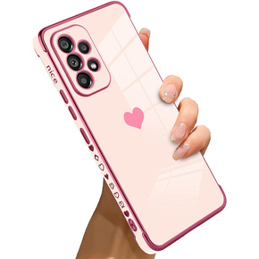 Θήκη για Samsung Galaxy A13 4G, Electro heart, ροζ rose gold