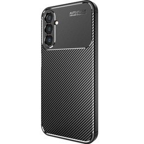Θήκη για Samsung Galaxy A14 4G/5G, Carbon Gel, μαύρη