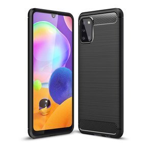 Θήκη για Samsung Galaxy A31, Carbon, μαύρη