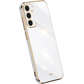 Θήκη για Samsung Galaxy A35 5G, Glamour CamShield, λευκή