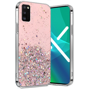 Θήκη για Samsung Galaxy A41, Glittery, ροζ