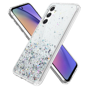 Θήκη για Samsung Galaxy A54 5G, Glittery, διαφανής