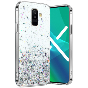 Θήκη για Samsung Galaxy A6 Plus 2018, Glittery, διαφανής