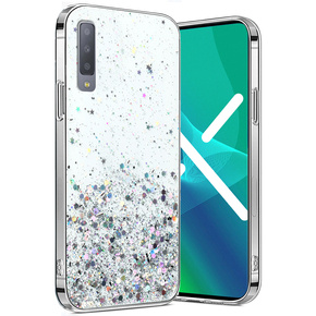 Θήκη για Samsung Galaxy A7 2018, Glittery, διαφανής